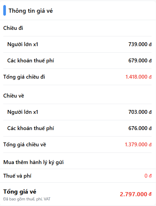 Kiểm tra thông tin đặt chỗ